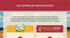 Desktop Screenshot of kraichgaukorn.de
